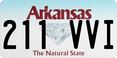 AR license plate 211VVI