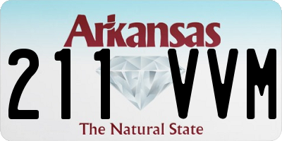 AR license plate 211VVM