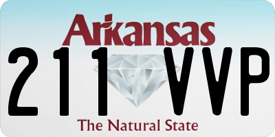 AR license plate 211VVP