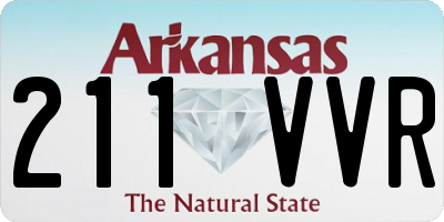 AR license plate 211VVR