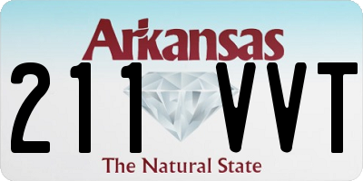 AR license plate 211VVT