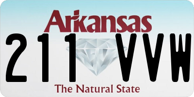 AR license plate 211VVW