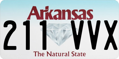 AR license plate 211VVX