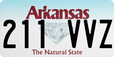 AR license plate 211VVZ