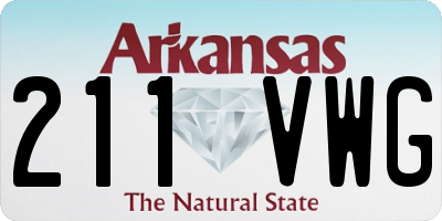 AR license plate 211VWG
