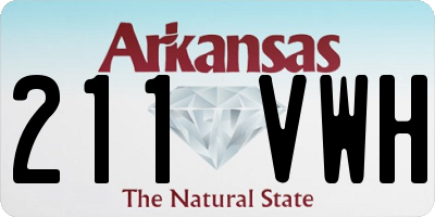 AR license plate 211VWH