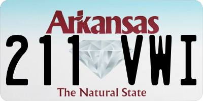 AR license plate 211VWI