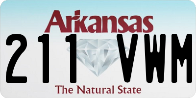 AR license plate 211VWM