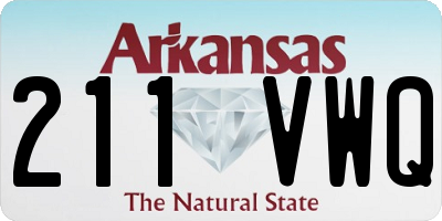 AR license plate 211VWQ
