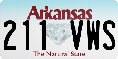 AR license plate 211VWS