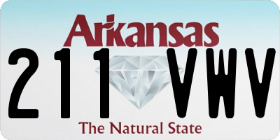 AR license plate 211VWV