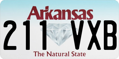 AR license plate 211VXB