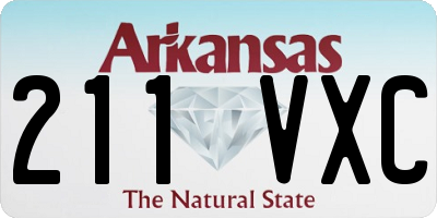 AR license plate 211VXC