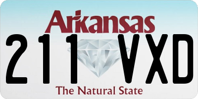 AR license plate 211VXD