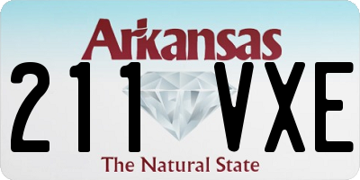 AR license plate 211VXE