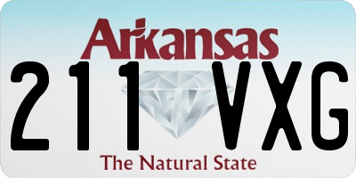AR license plate 211VXG