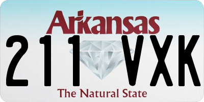 AR license plate 211VXK