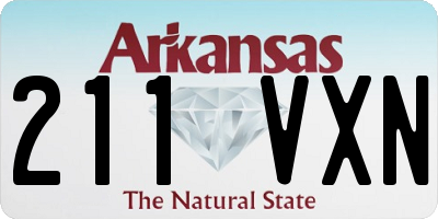 AR license plate 211VXN