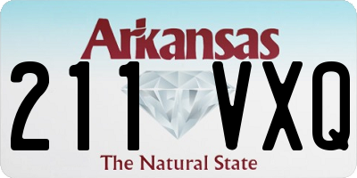 AR license plate 211VXQ