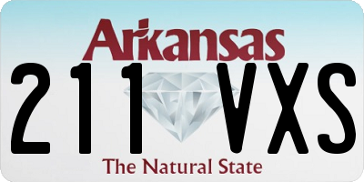 AR license plate 211VXS