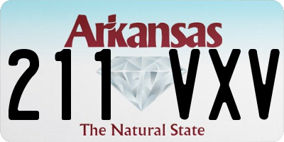 AR license plate 211VXV