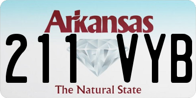 AR license plate 211VYB