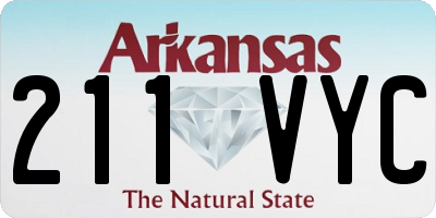 AR license plate 211VYC