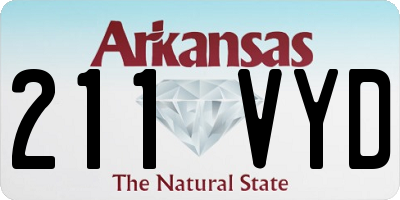 AR license plate 211VYD