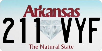 AR license plate 211VYF