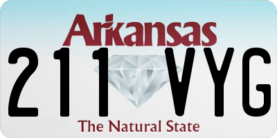 AR license plate 211VYG
