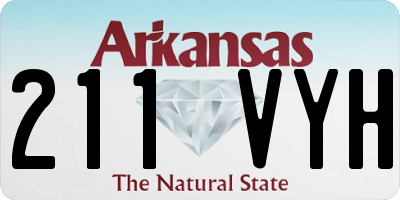 AR license plate 211VYH