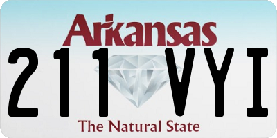 AR license plate 211VYI