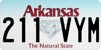 AR license plate 211VYM
