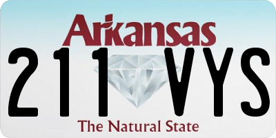 AR license plate 211VYS