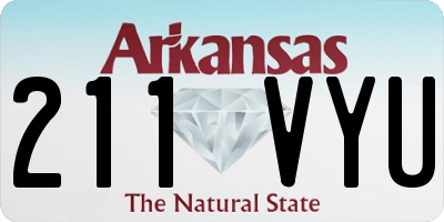 AR license plate 211VYU