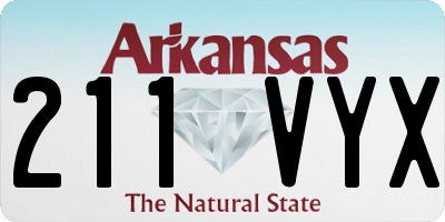 AR license plate 211VYX
