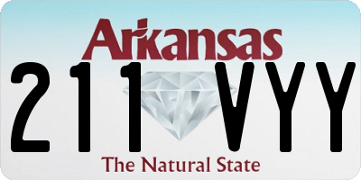 AR license plate 211VYY