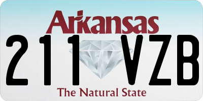 AR license plate 211VZB