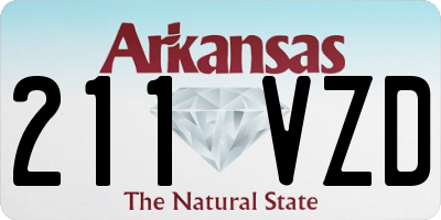 AR license plate 211VZD
