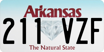 AR license plate 211VZF