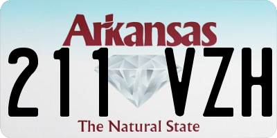 AR license plate 211VZH