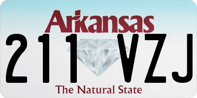 AR license plate 211VZJ