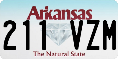 AR license plate 211VZM