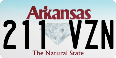AR license plate 211VZN