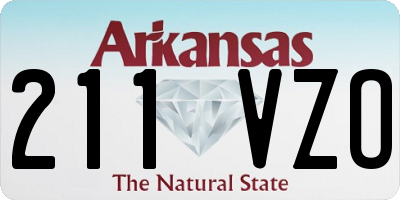 AR license plate 211VZO