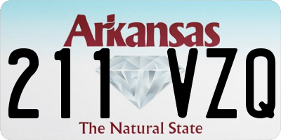 AR license plate 211VZQ