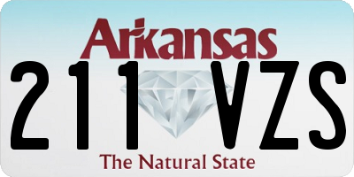 AR license plate 211VZS