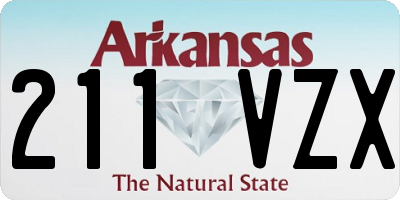 AR license plate 211VZX