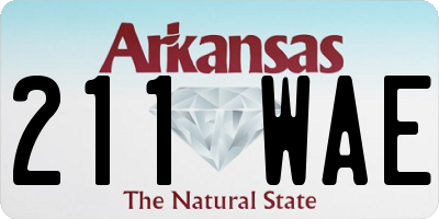 AR license plate 211WAE