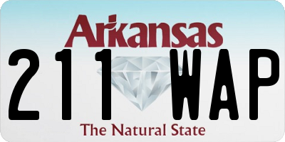 AR license plate 211WAP